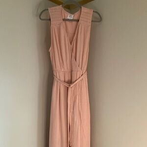 Know Rose Dusty Pink Color Sz Lg Maxi Dress
